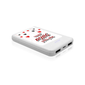 מטען נייד עם הקדשה 'וארטה' עיצוב לבבות