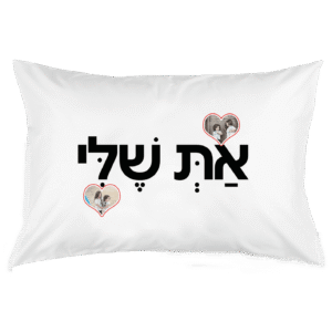 ציפית לכרית 'את שלי'