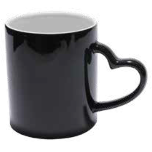 כוס הקסם ידית לב עם תמונה